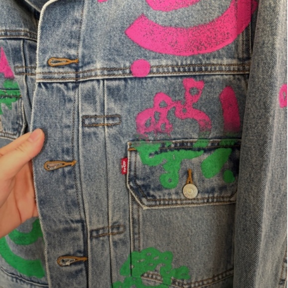 Denim Tears Bstroy Tears Type-2 Denim Jacket ⭐ - Picture 9 of 13